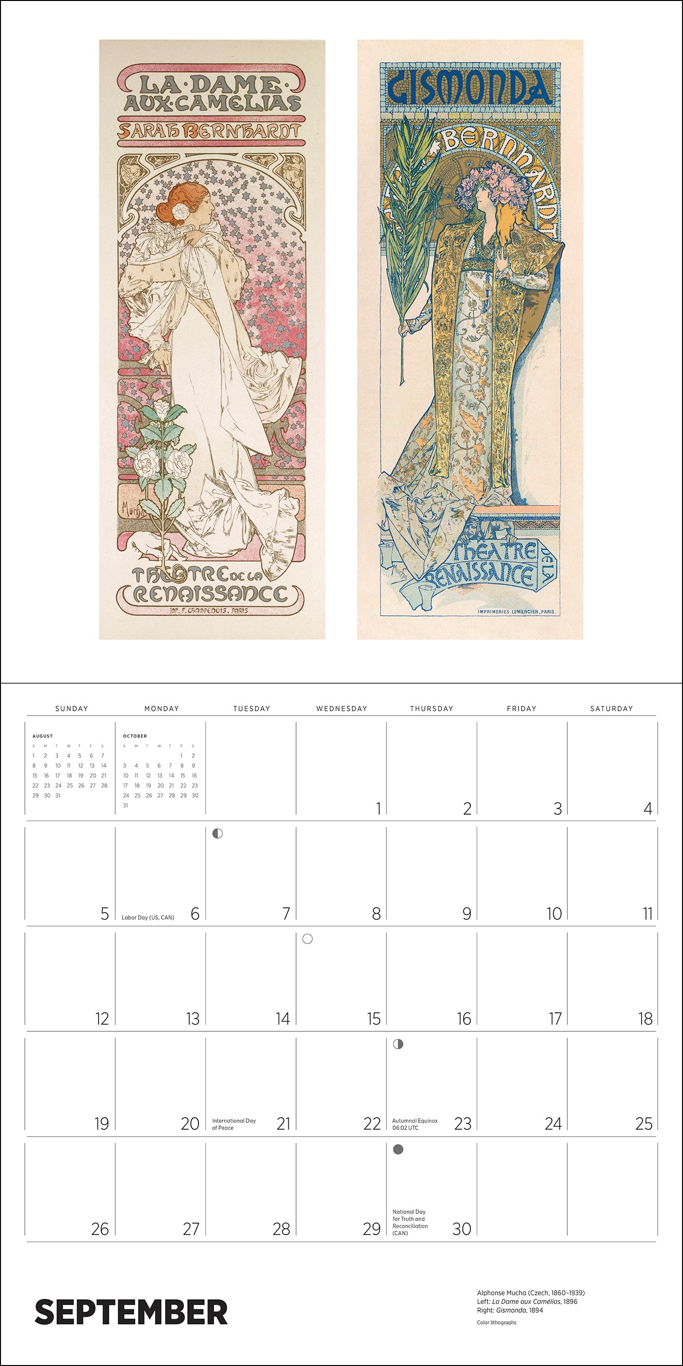 Alphonse Mucha 2027 Wall Calendar_Interior_5