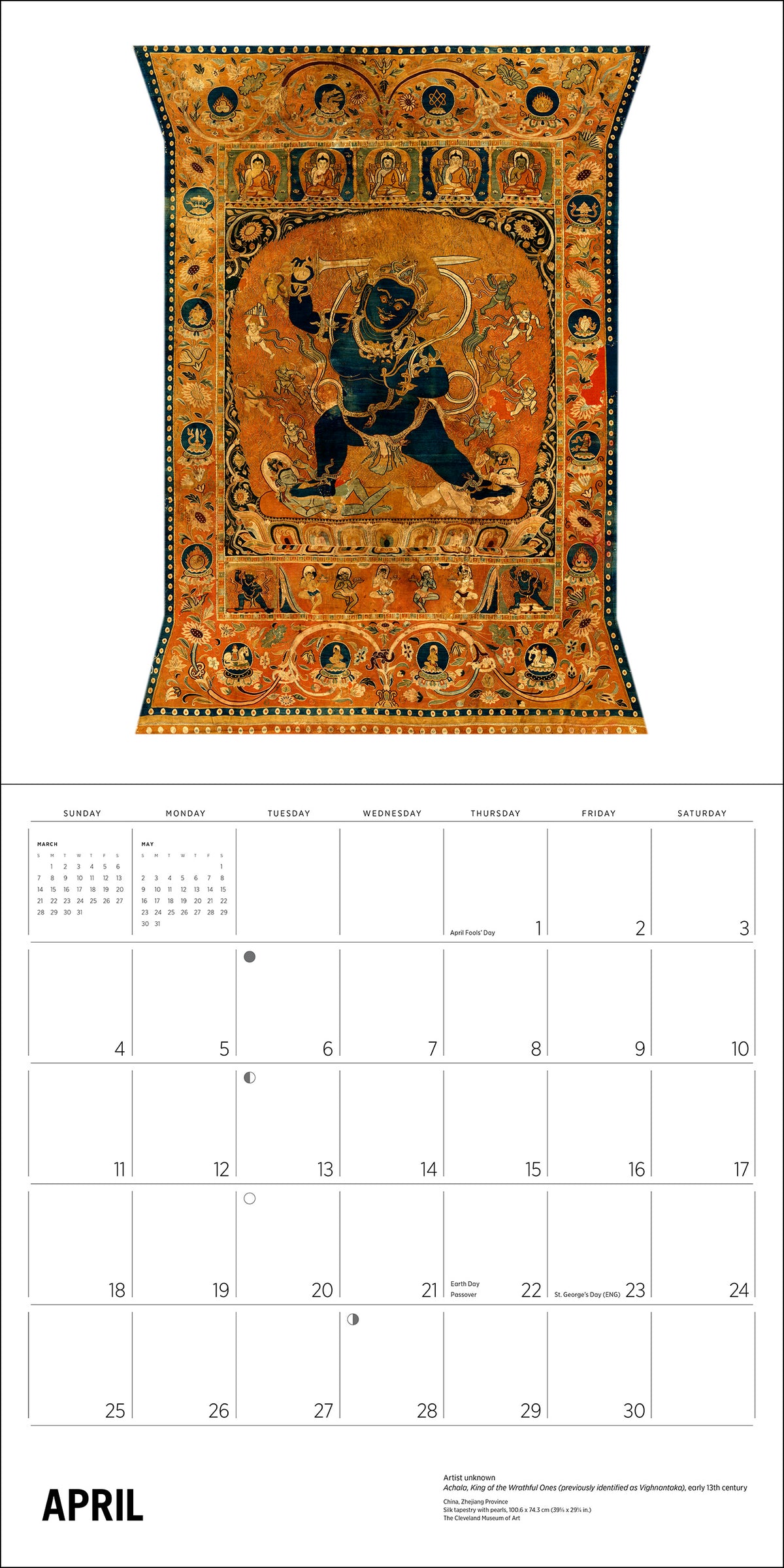 Enlightenment: Buddhist Paintings 2027 Wall Calendar_Interior_3