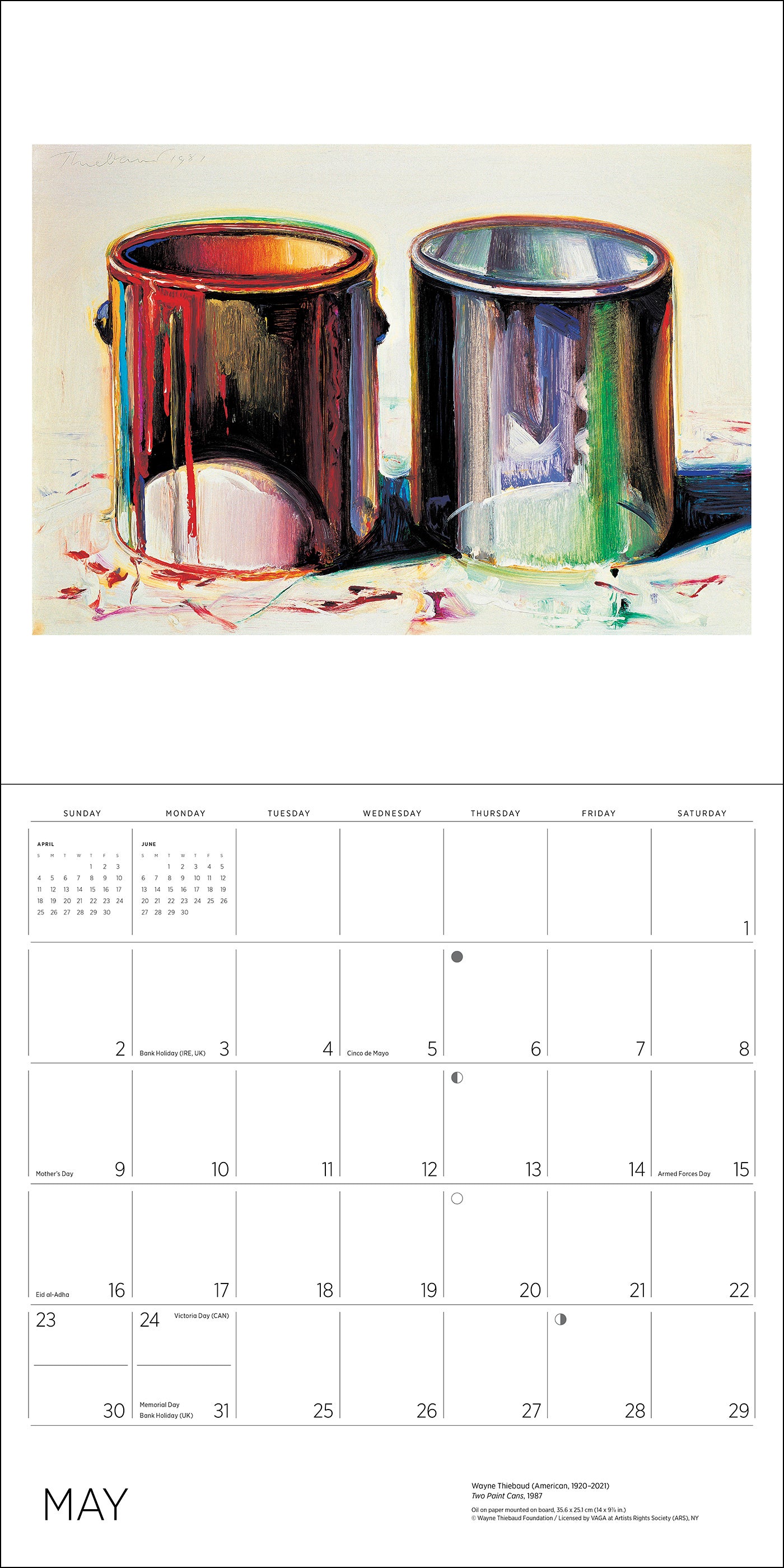 Wayne Thiebaud 2027 Wall Calendar_Interior_4