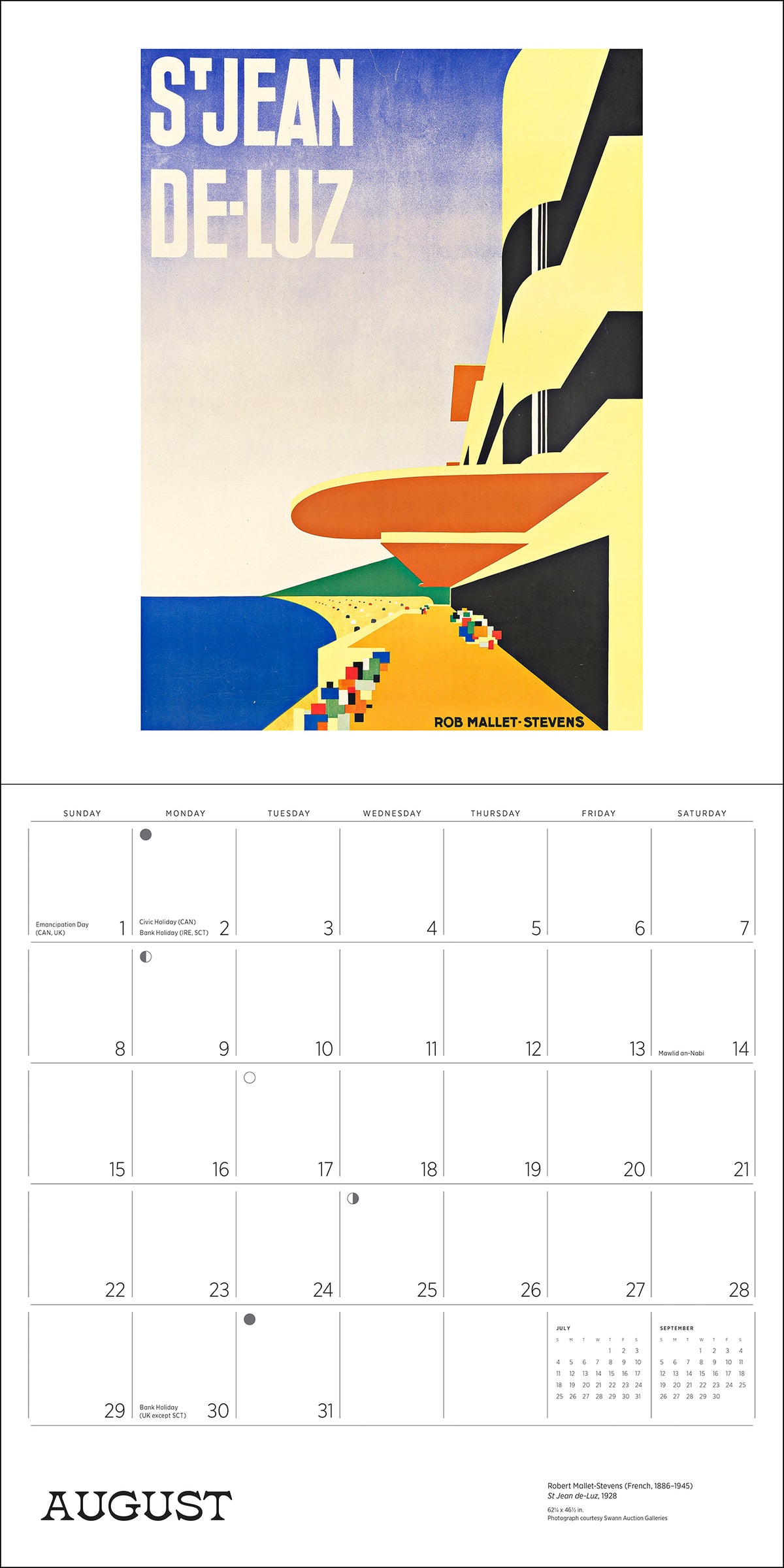 France: Vintage Travel Posters 2027 Wall Calendar_Interior_1