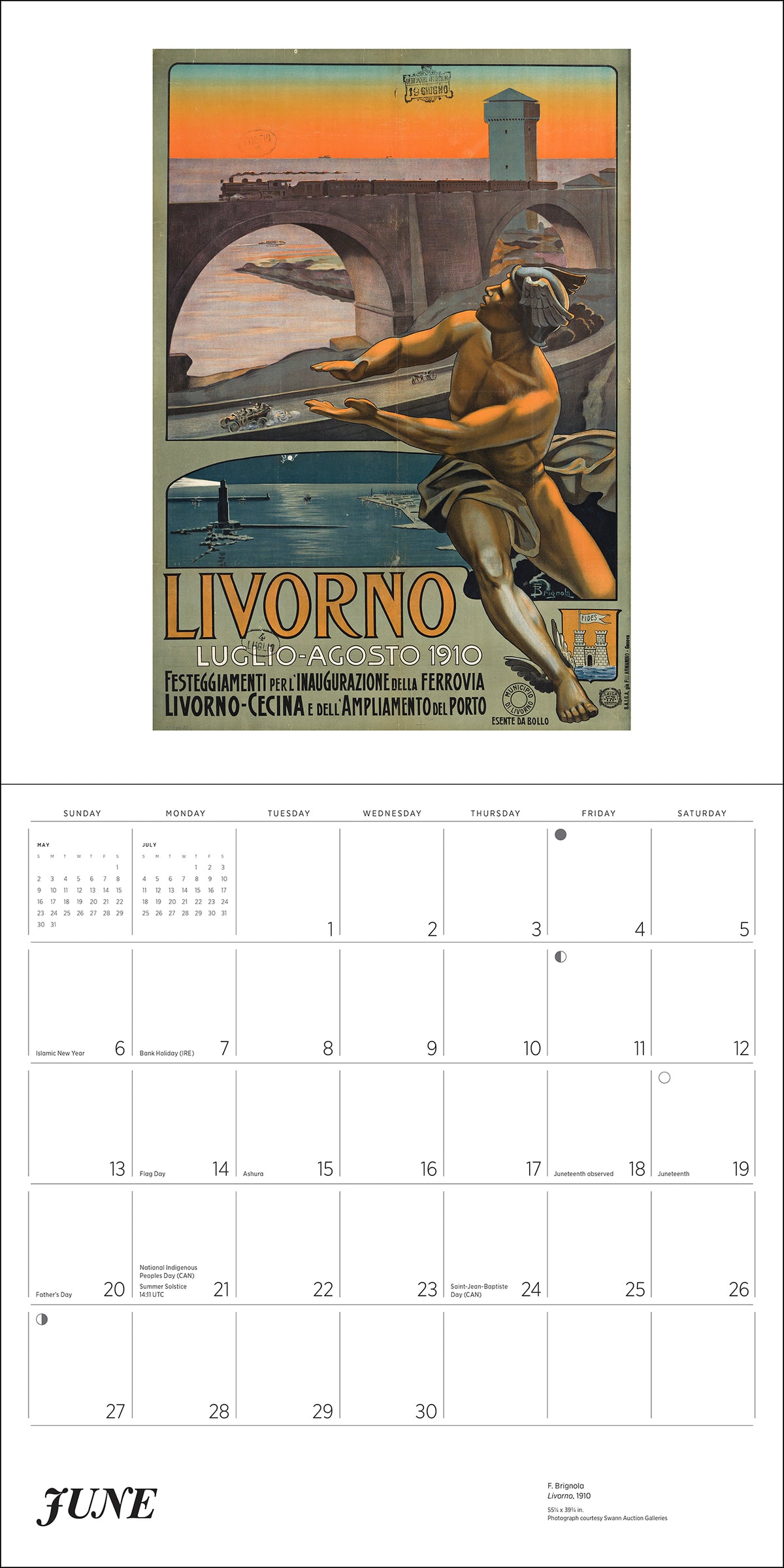 Italy: Vintage Travel Posters 2027 Wall Calendar_Interior_1