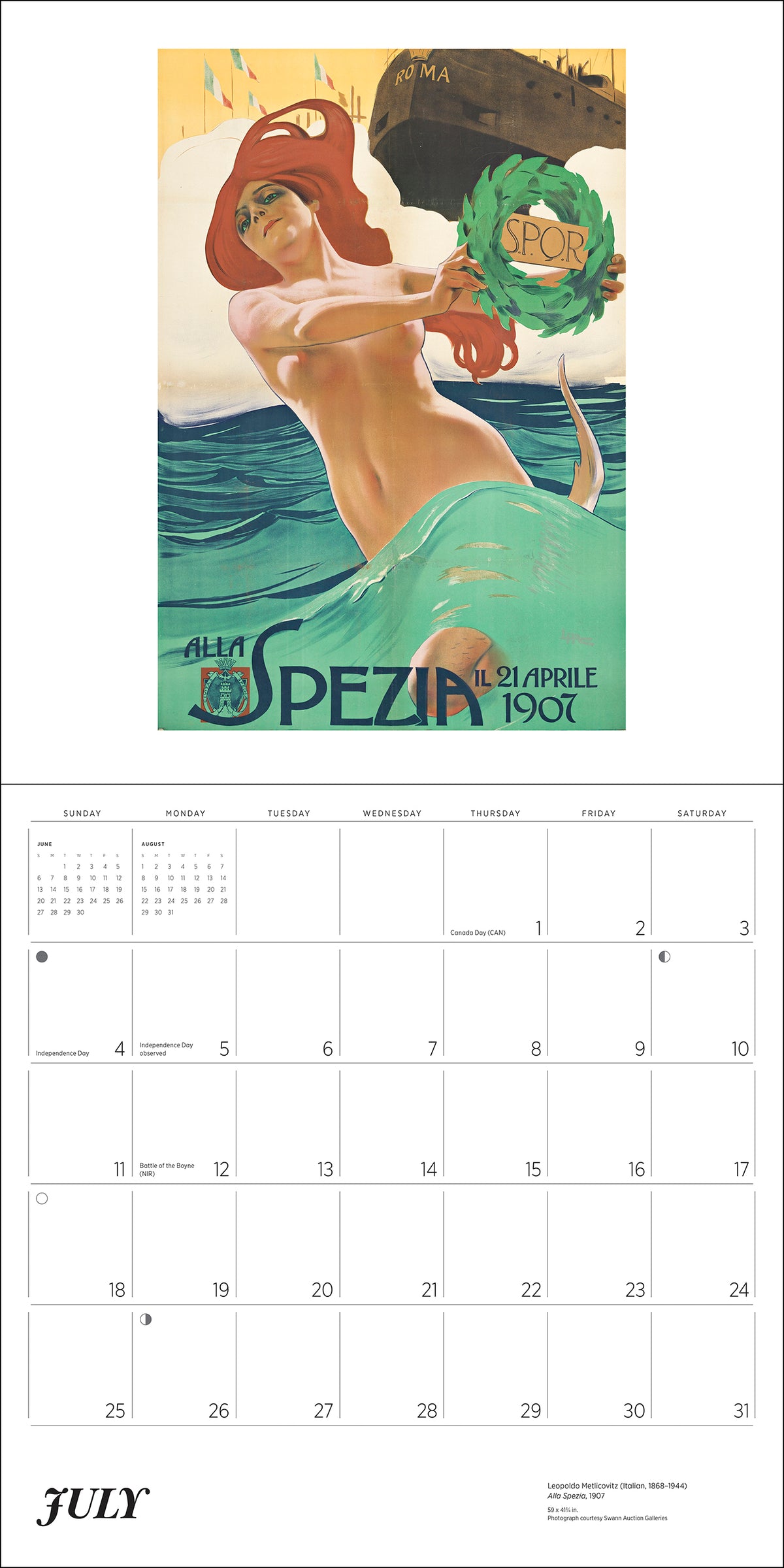 Italy: Vintage Travel Posters 2027 Wall Calendar_Interior_2