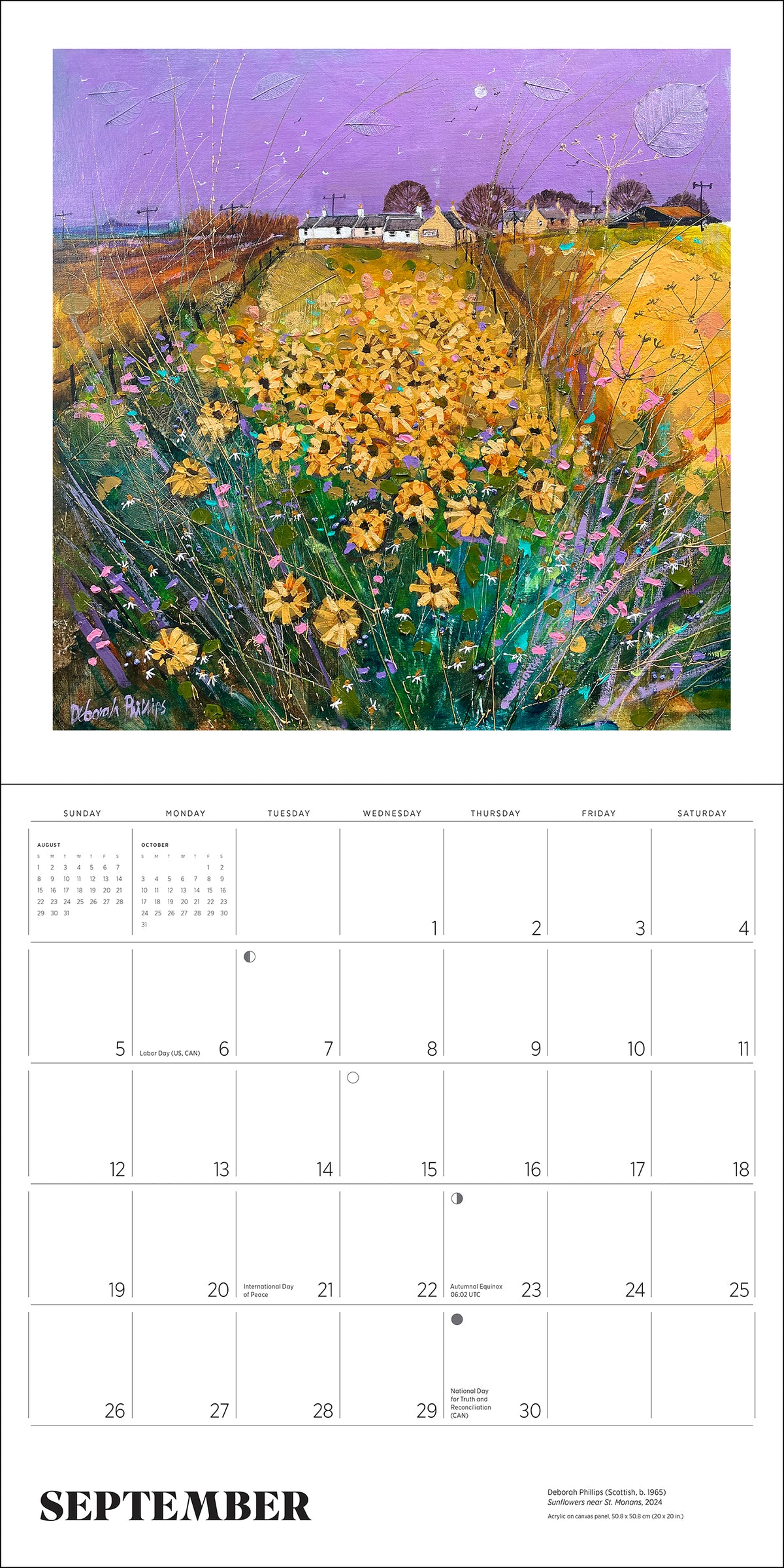 Scotland: The Art of Deborah Phillips 2027 Wall Calendar_Interior_4