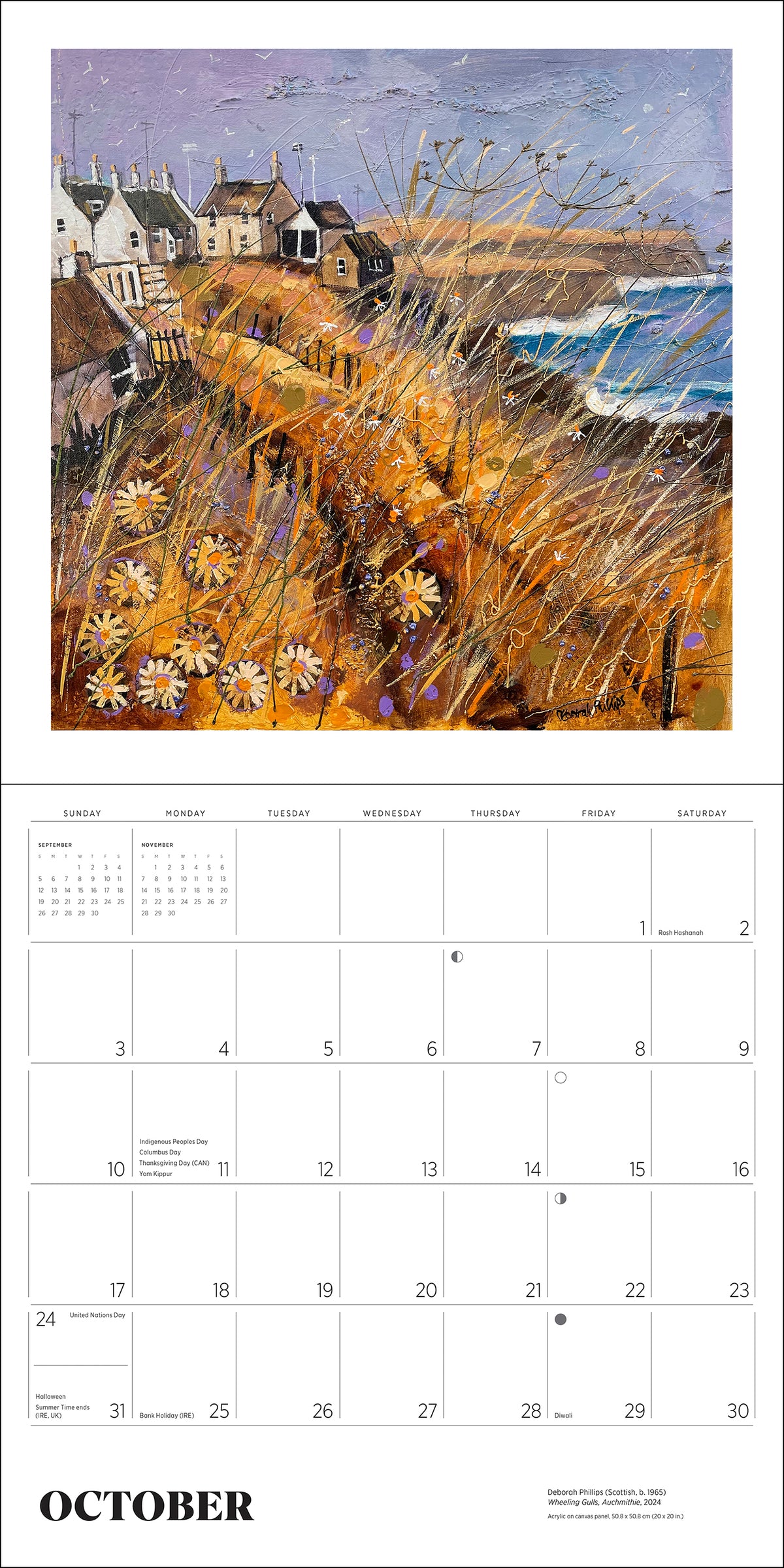 Scotland: The Art of Deborah Phillips 2027 Wall Calendar_Interior_5