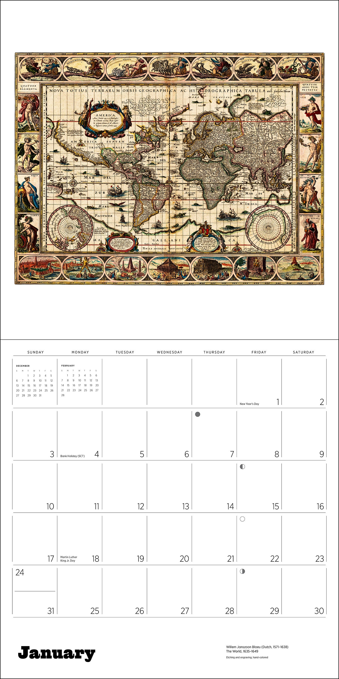Antique Maps 2027 Wall Calendar_Interior_1
