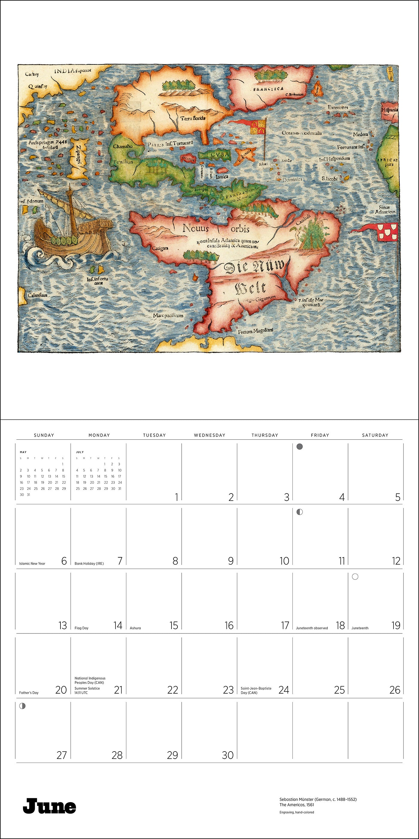 Antique Maps 2027 Wall Calendar_Interior_5