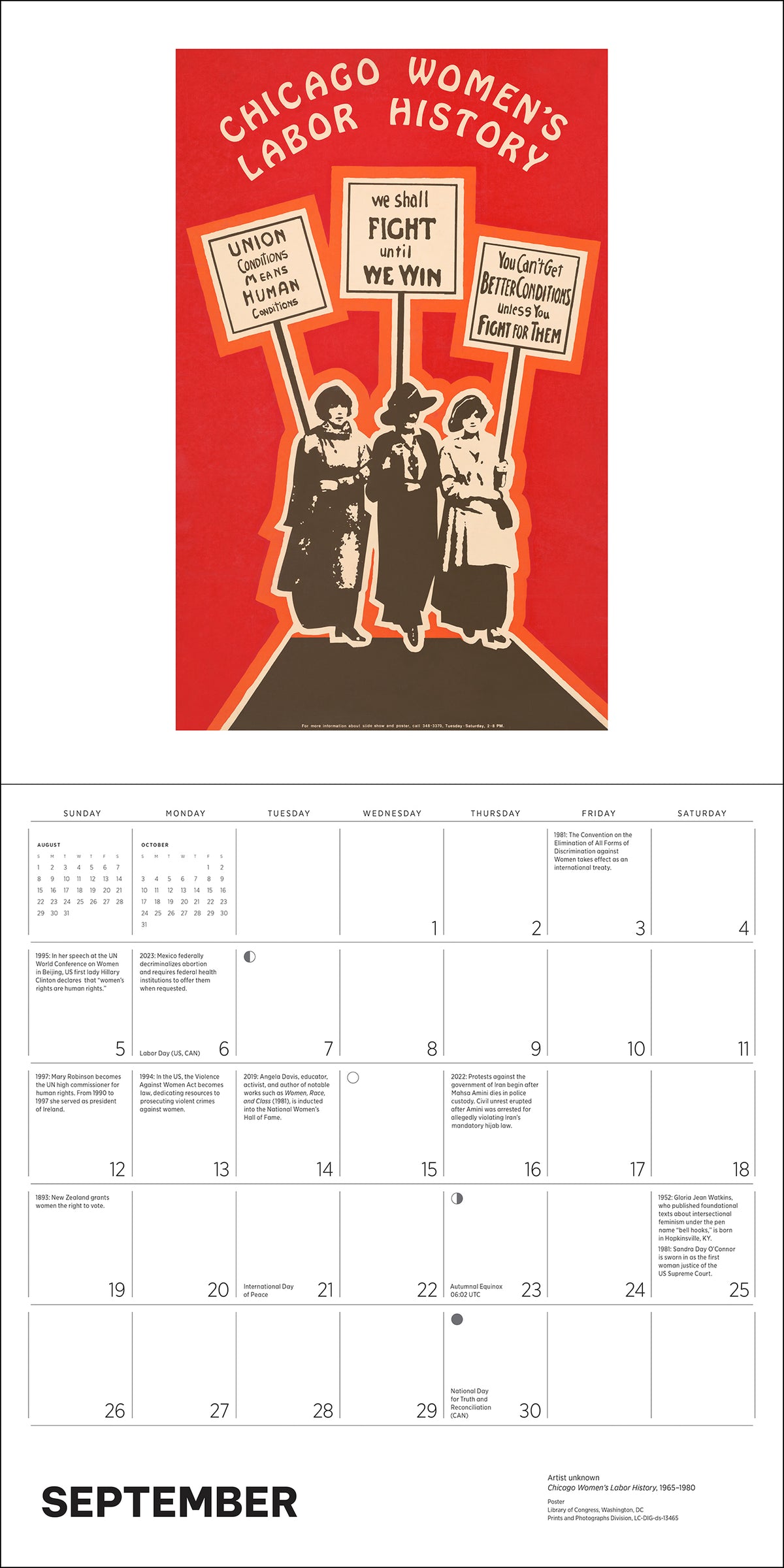 The Fight for Women’s Rights 2027 Wall Calendar_Interior_2
