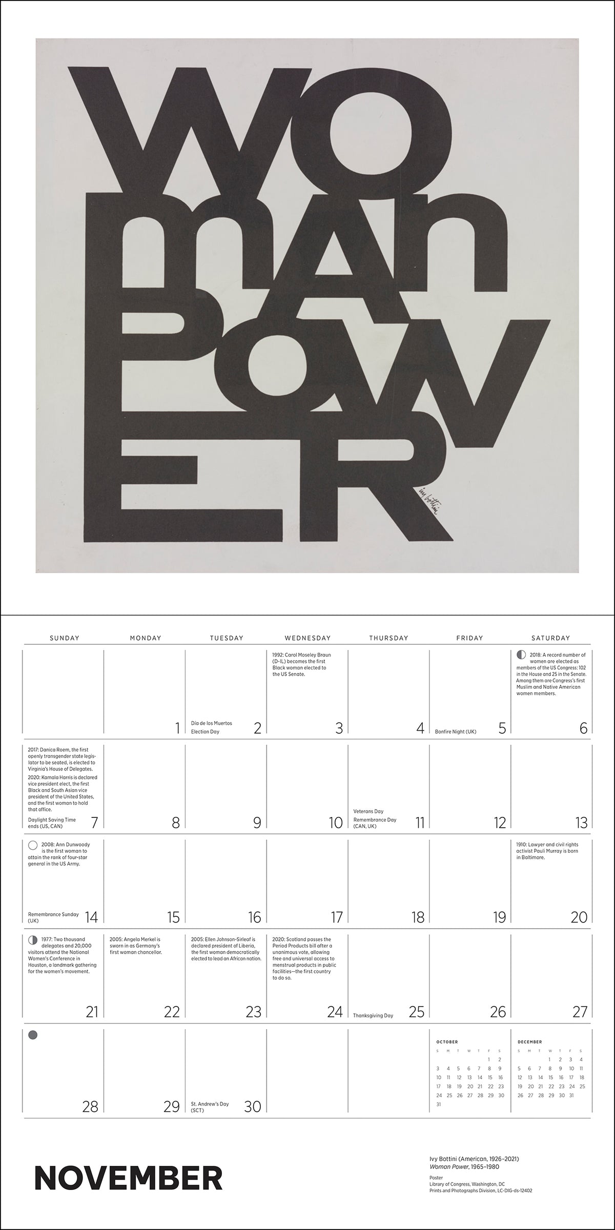 The Fight for Women’s Rights 2027 Wall Calendar_Interior_4