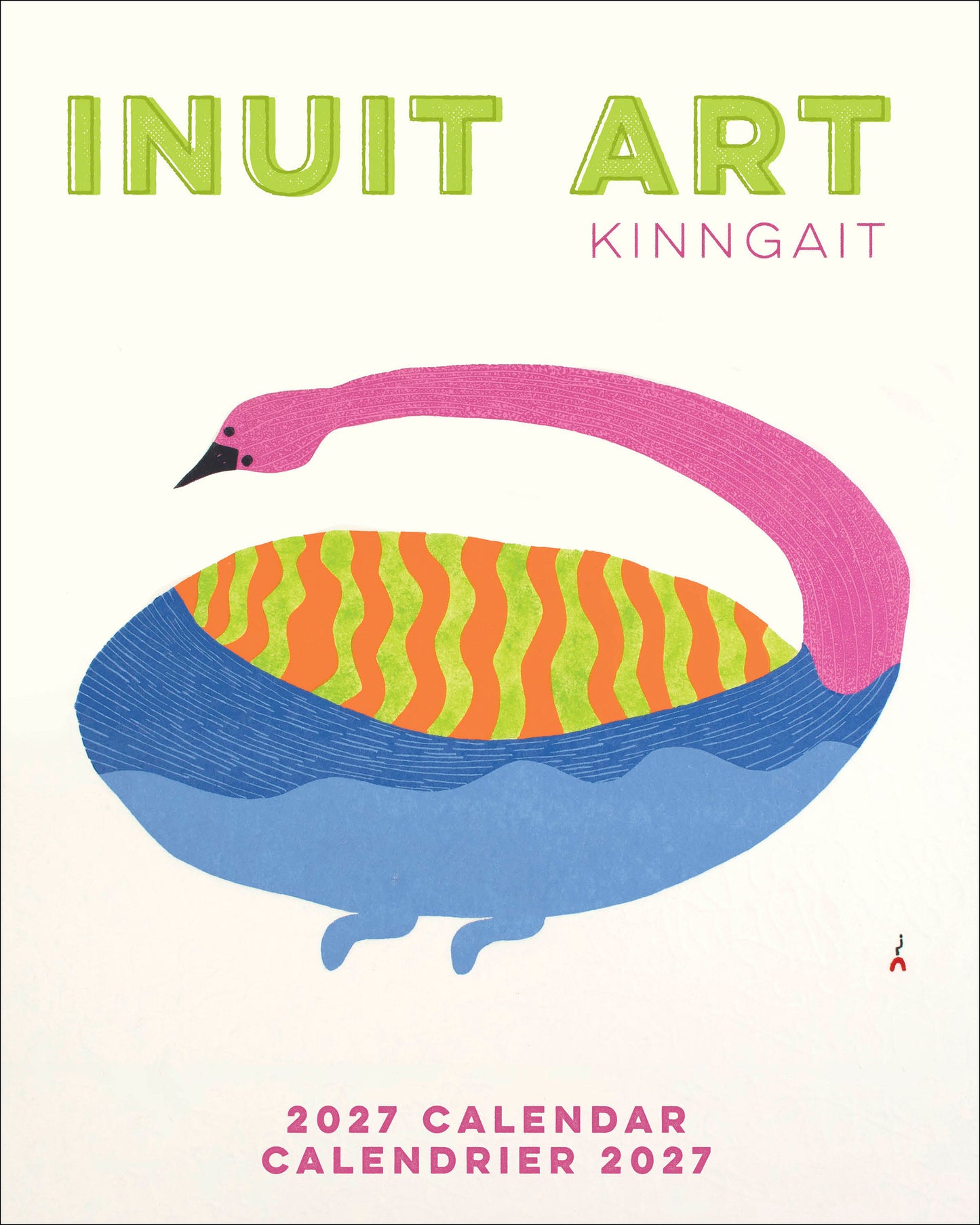 Inuit Art: Kinngait 2027 Mini Wall Calendar_Front_Flat