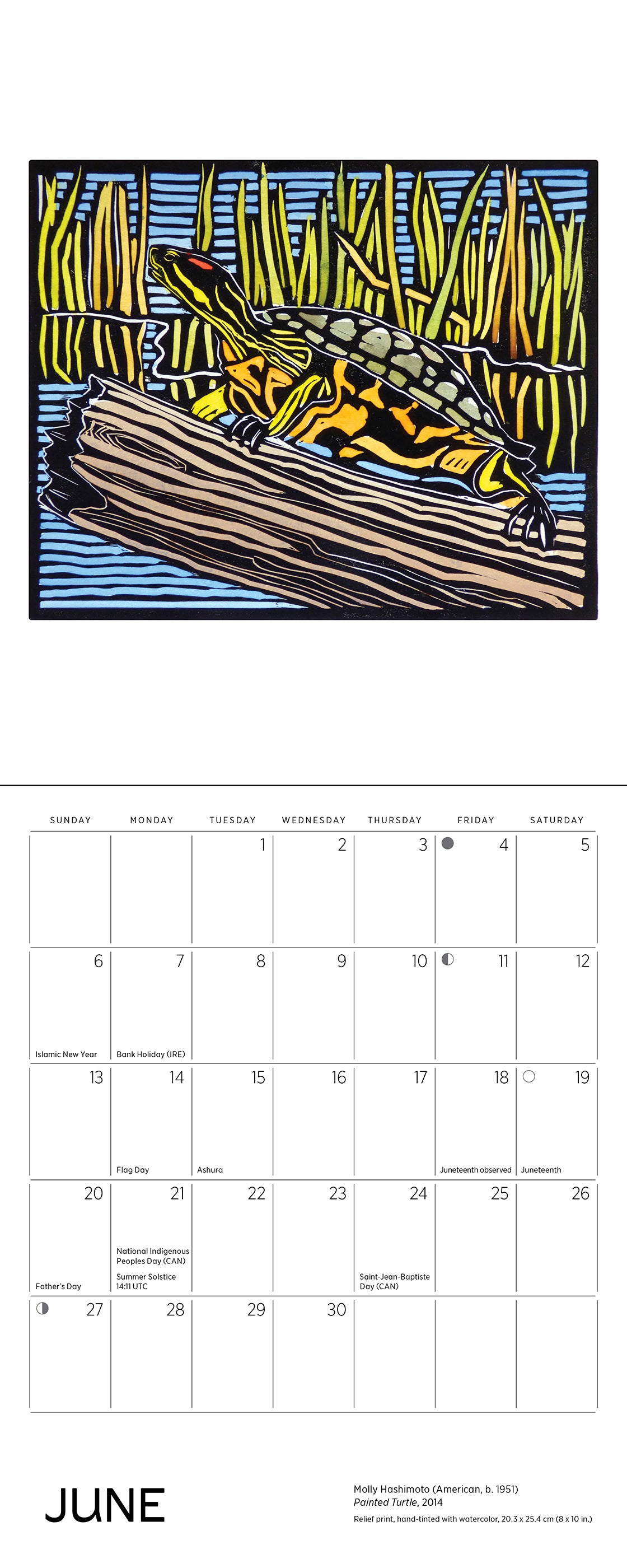 Molly Hashimoto: Wildlife 2027 Mini Wall Calendar_Interior_5