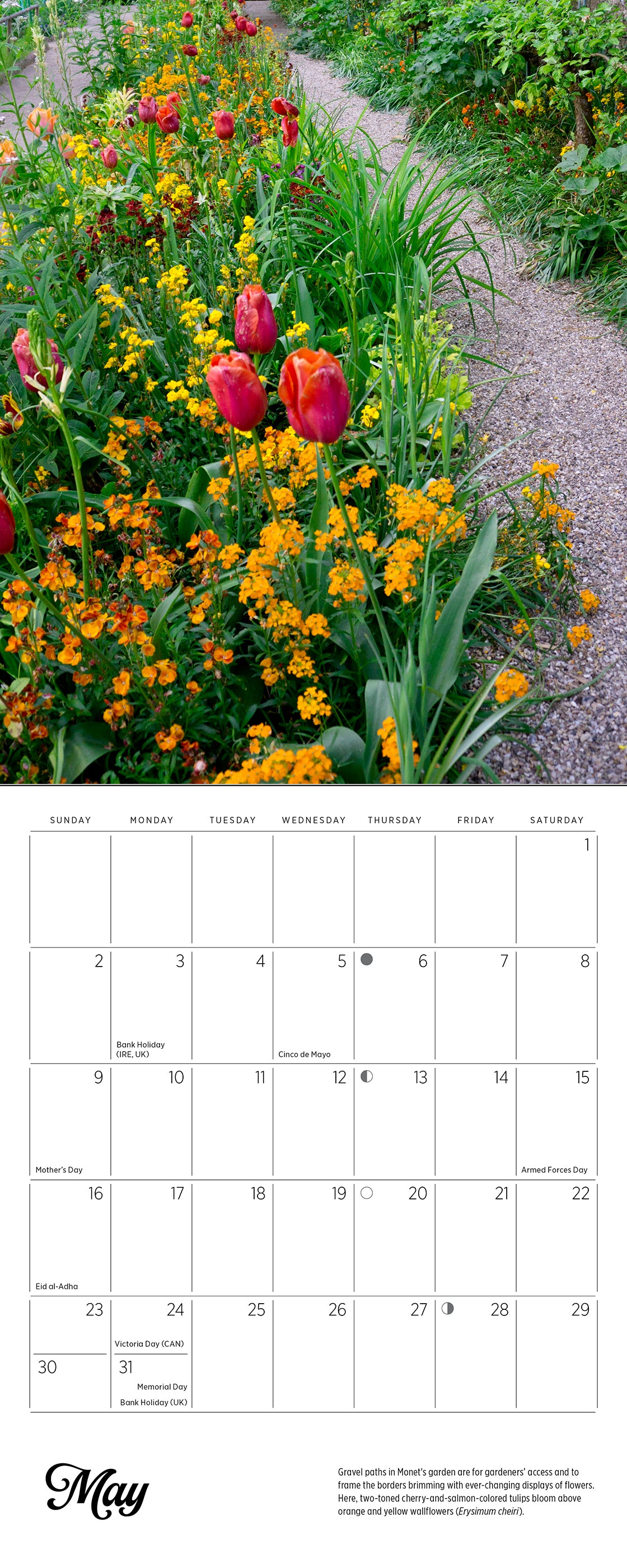 Monet's Passion: The Gardens at Giverny 2027 Mini Wall Calendar_Interior_5