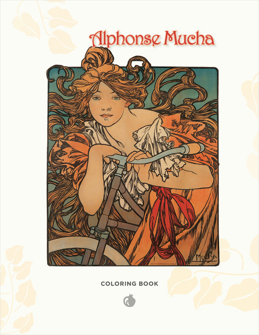 Alphonse Mucha Coloring Book_Primary