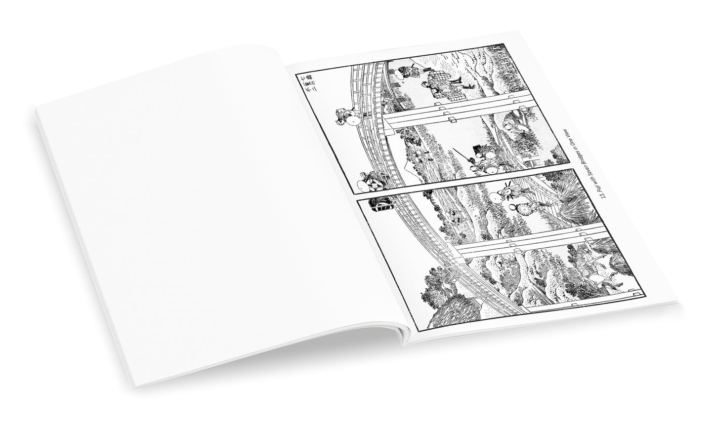 Hokusai: Views of Mt. Fuji Coloring Book_Back_Multipiece