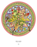 Erin E. Hunter: Floral Compass 500-Piece Circular Jigsaw Puzzle_Interior_1