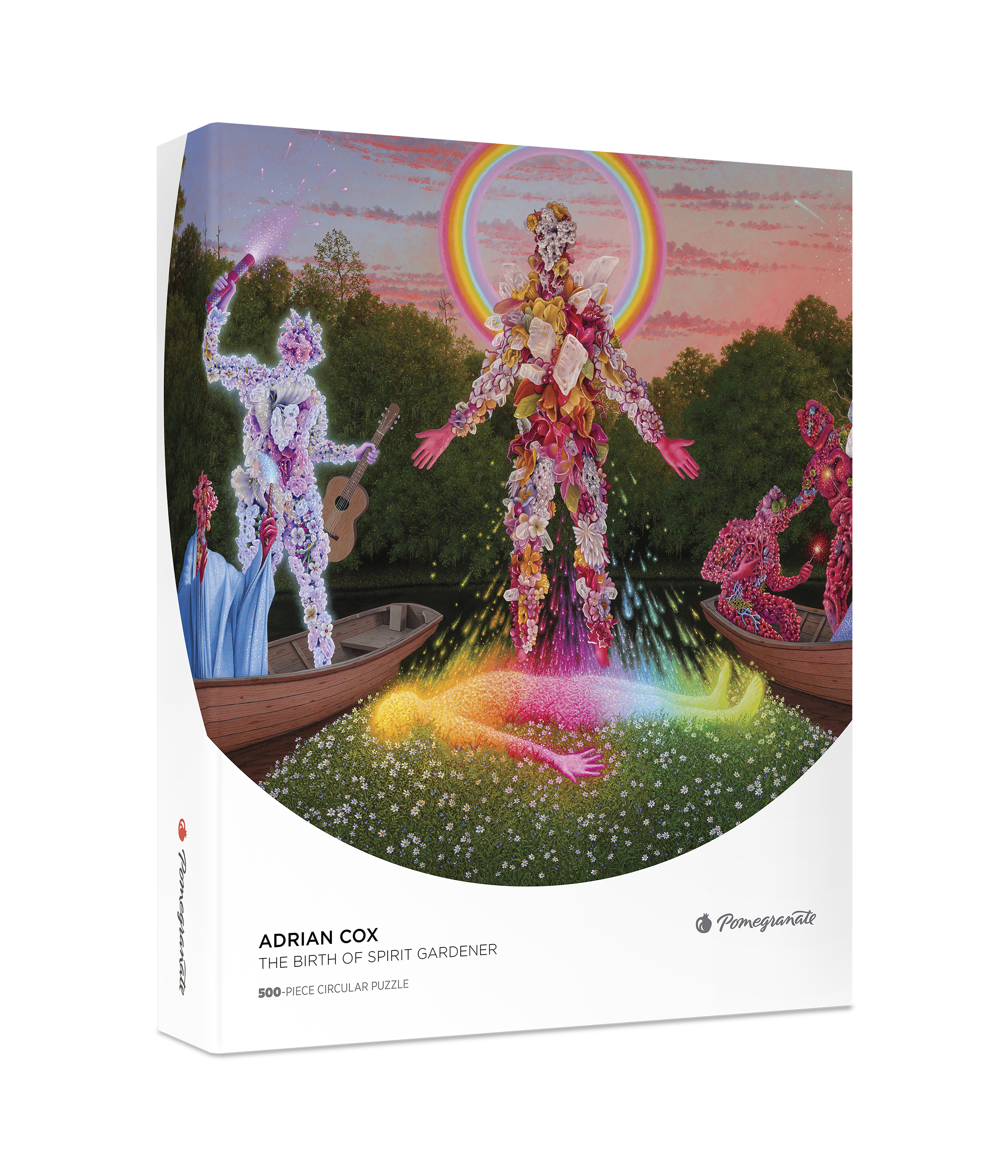 Adrian Cox: The Birth of Spirit Gardener 500-Piece Circular Jigsaw