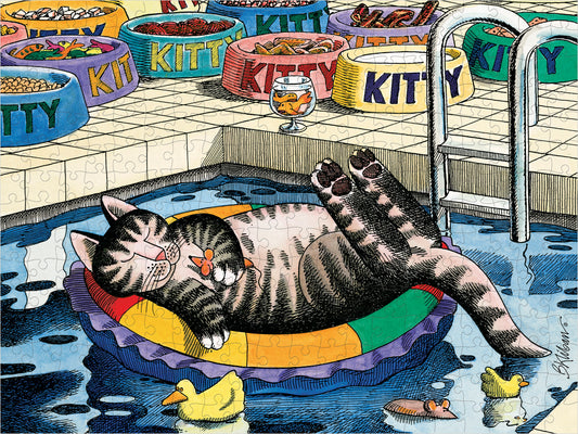 B. Kliban: PoolCat 300-piece Jigsaw Puzzle_Primary