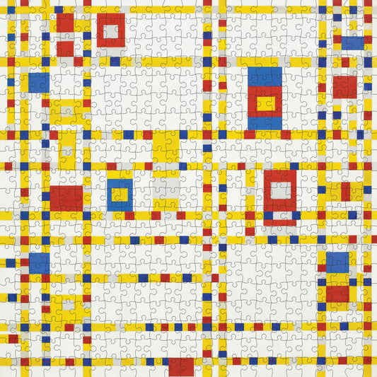 Piet Mondrian: Broadway Boogie Woogie 500-Piece Jigsaw Puzzle_Primary