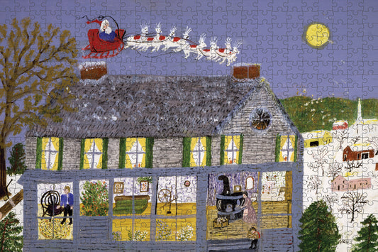 Grandma Moses: Santa Claus II 500-Piece Puzzle_Primary