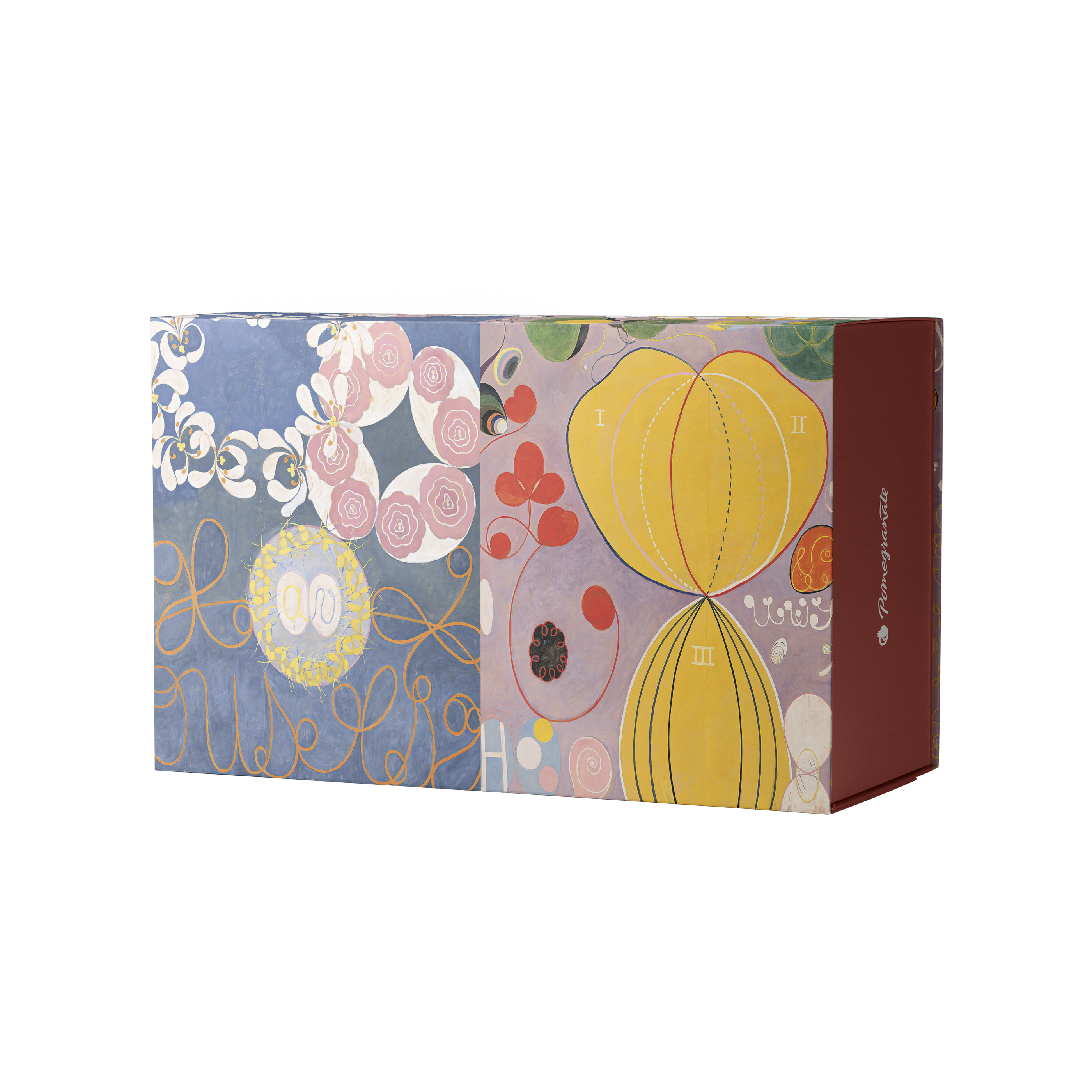 Hilma af Klint 120-Piece Double-Sided Jigsaw Puzzle Set – Pomegranate