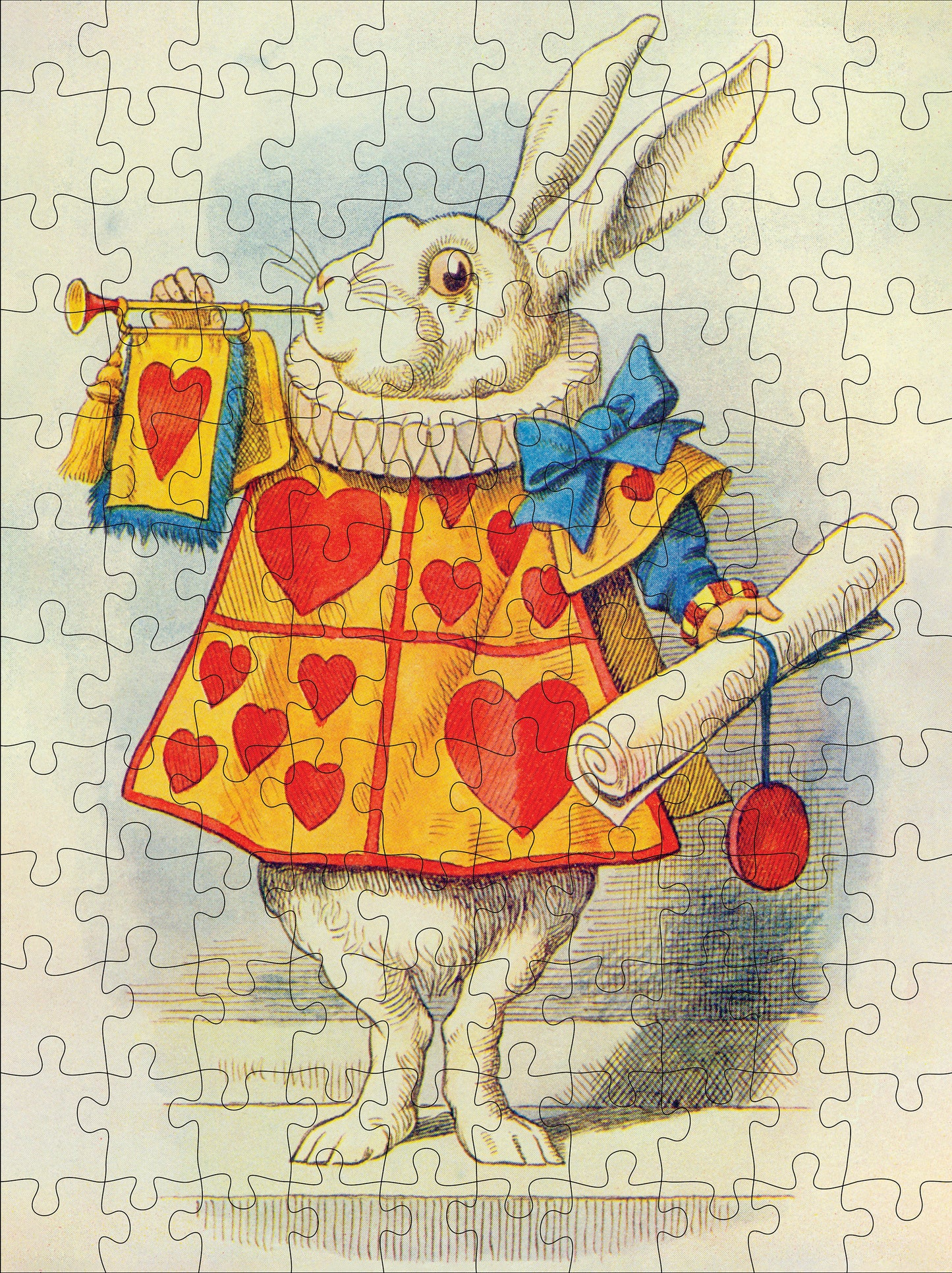Sir John Tenniel: Alice in Wonderland 120-Piece Double-Sided Jigsaw Puzzle Set_Interior_4