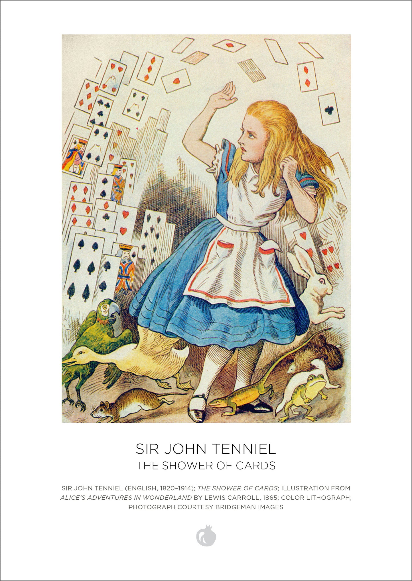 Sir John Tenniel: Alice in Wonderland 120-Piece Double-Sided Jigsaw Puzzle Set_Back_Multipiece