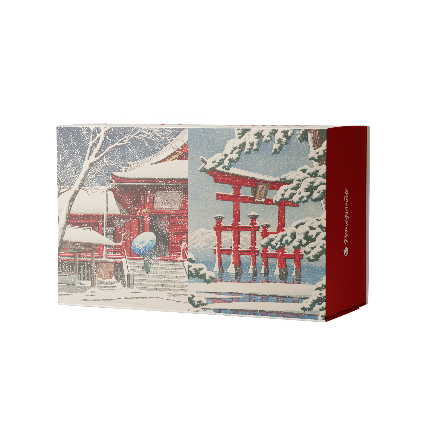 Kawase Hasui: Snowfall 120-Piece Double-Sided Jigsaw Puzzle Set_Primary