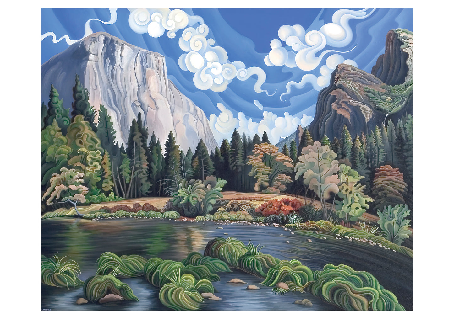 Phyllis Shafer: Autumn in Yosemite Valley Notecard_Front_Flat