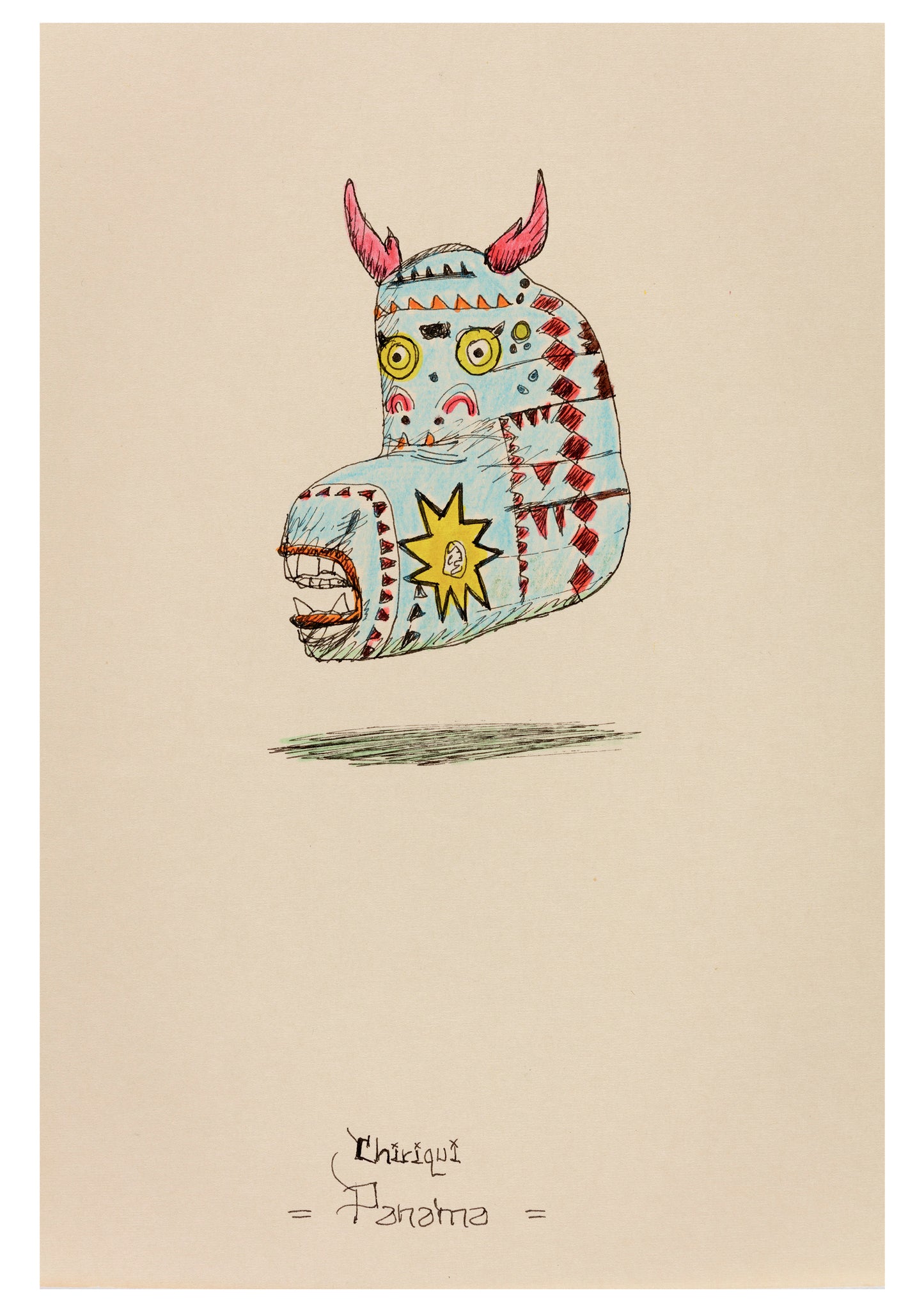 Gilbert “Magu” Luján: Chiriqui Panama Notecard_Front_Flat