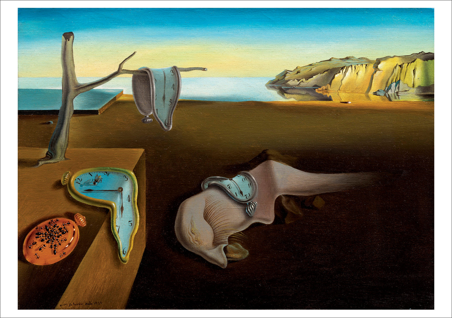 Salvador Dalí: The Persistence of Memory Notecard_Front_Flat