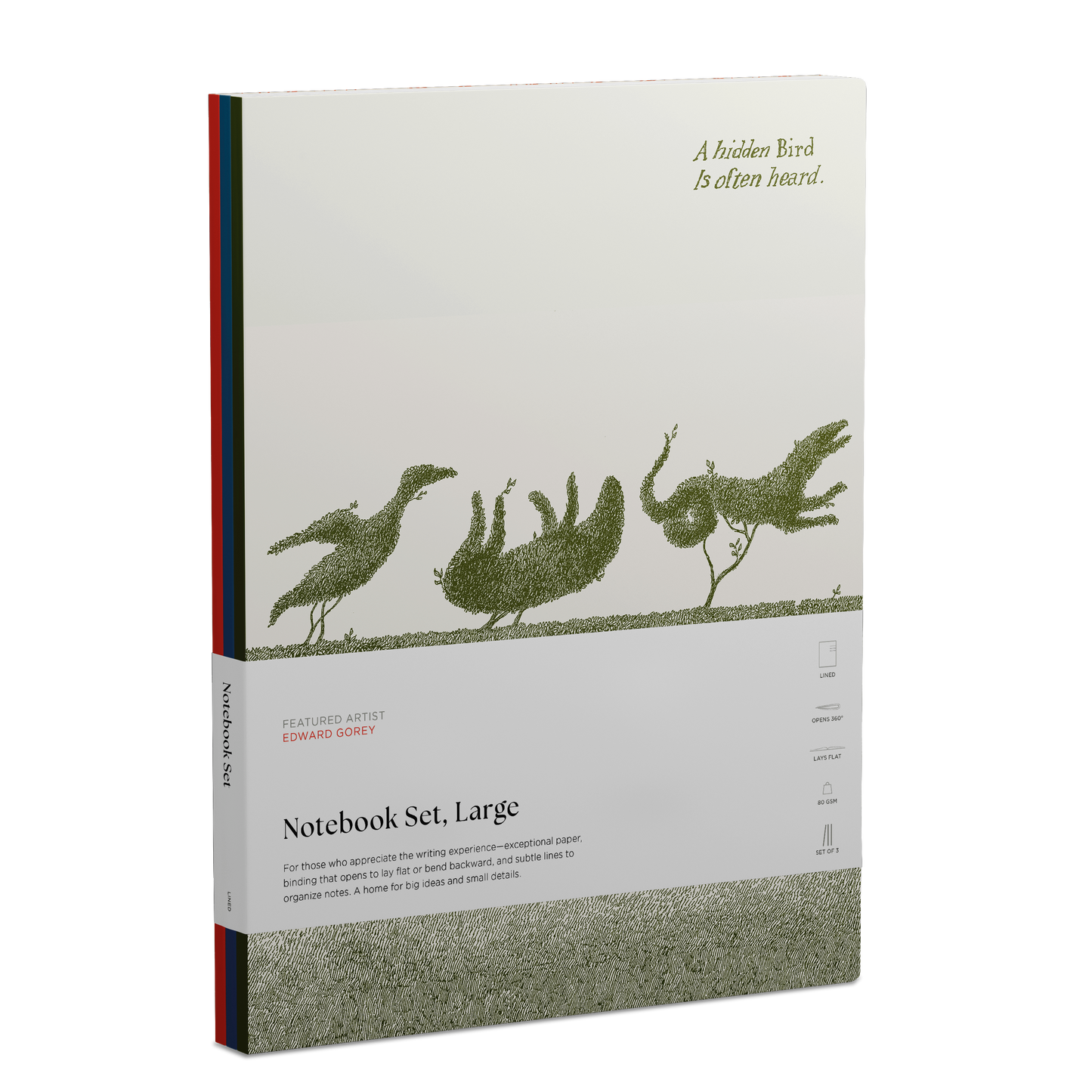 Edward Gorey Large Notebook Set_Primary