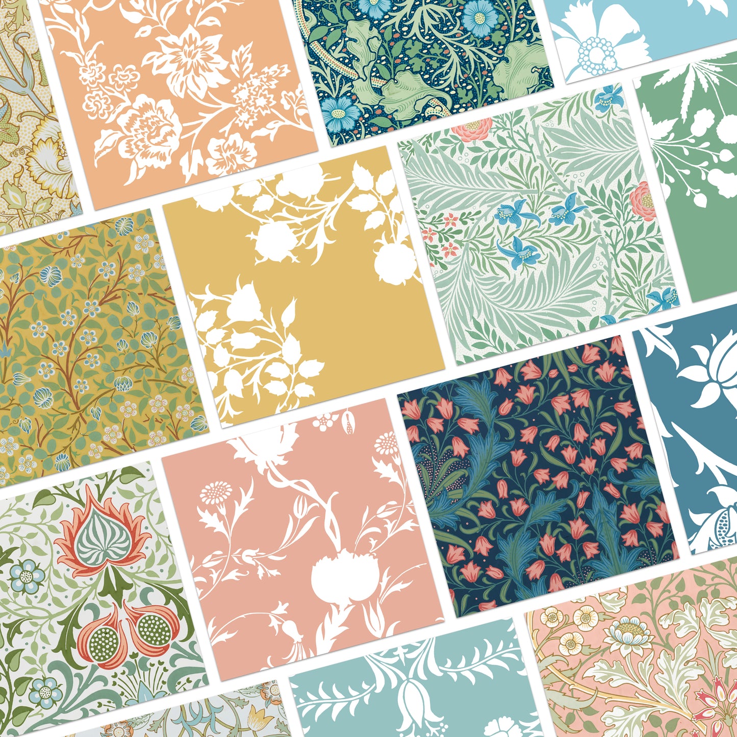 William Morris Origami Florals_Zoom