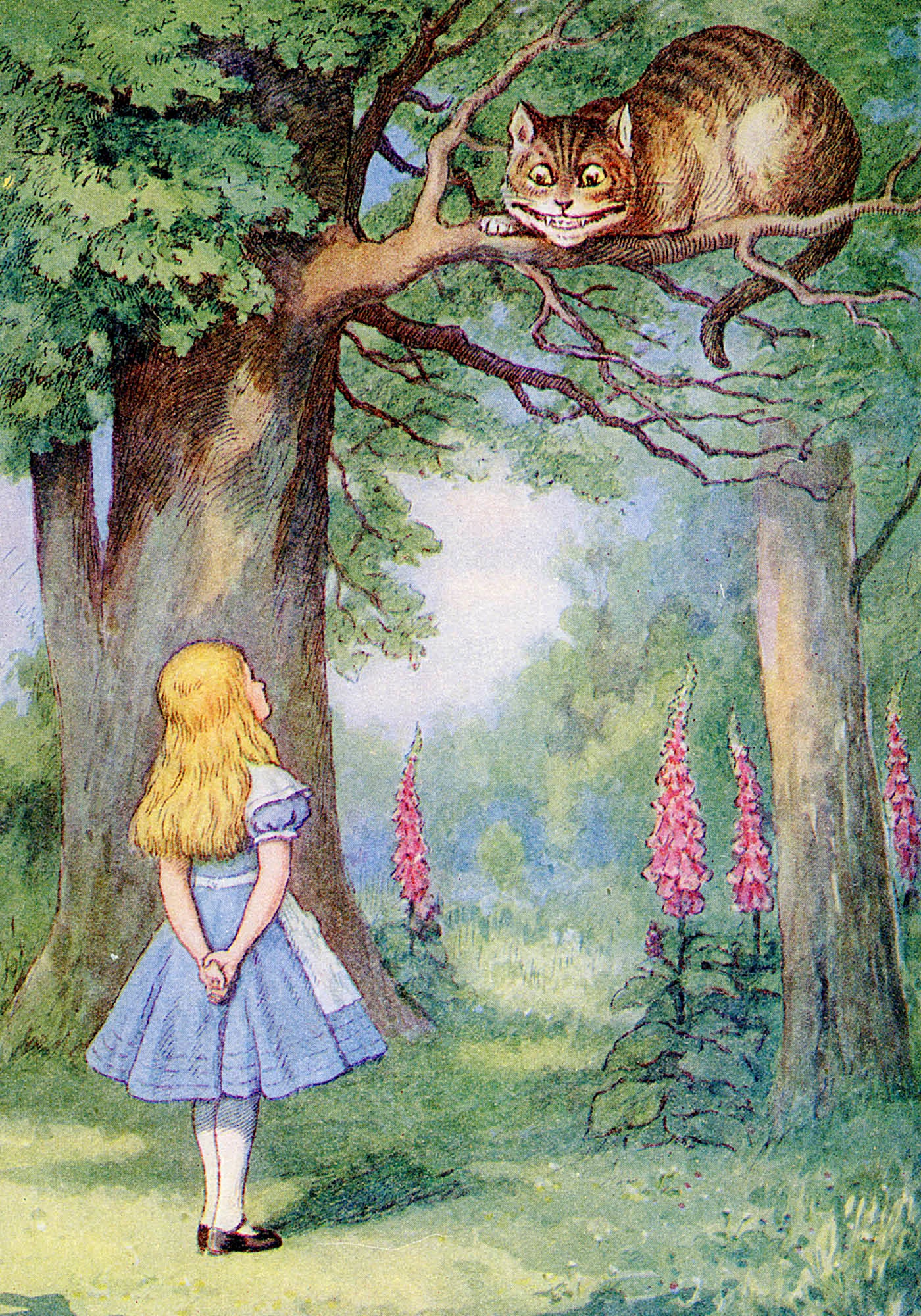 Sir John Tenniel: Alice and the Cheshire Cat Small Boxed Cards_Interior_1