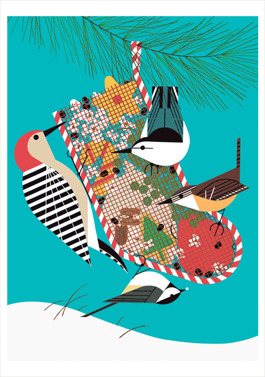 Charley Harper: Birds Holiday Card Assortment_Front_3D