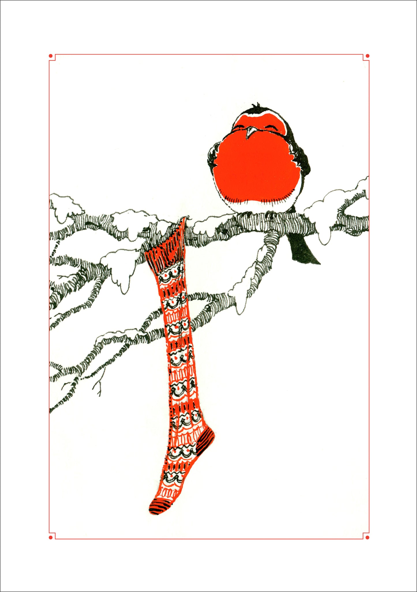 Patricia Burgess: Jolly Robins Holiday Card Assortment_Interior_3