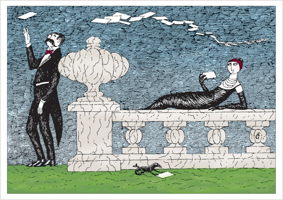 Edward Gorey: Mysterious Messages Boxed Notecard Assortment_Interior_2