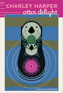 Charley Harper: Otter Delight Notecard Folio_Front_Flat