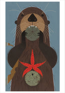 Charley Harper: Otter Delight Notecard Folio_Interior_1