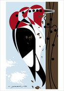 Charley Harper: Woodpeckers Notecard Folio_Interior_2