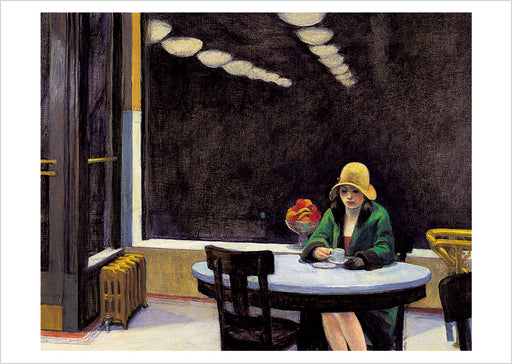 Edward Hopper: Automat Postcard_Front_Flat