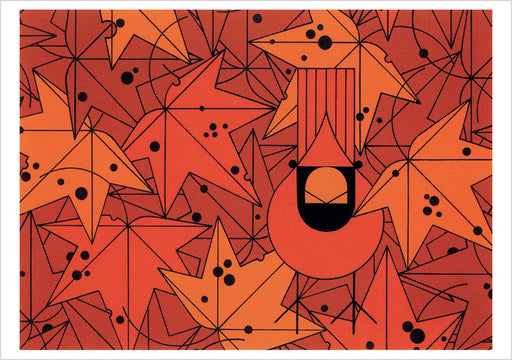 Charley Harper: Under the Sweetgum Tree Notecard_Front_Flat
