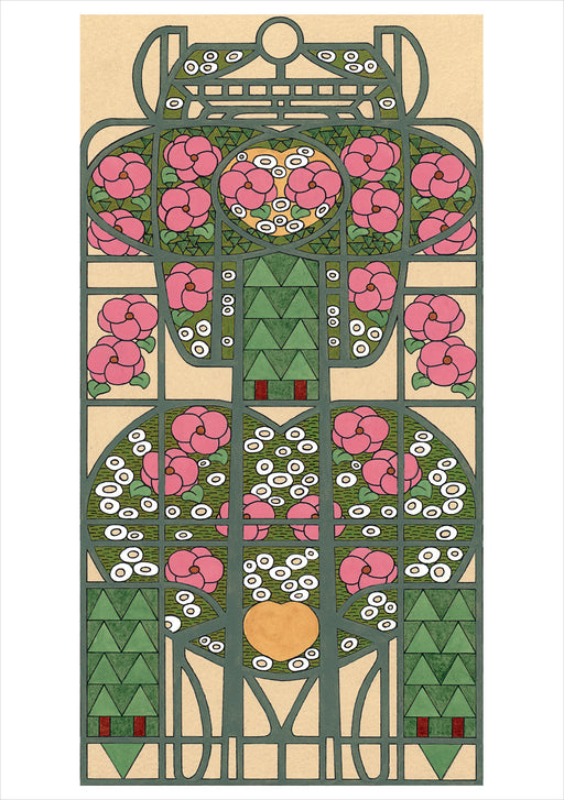CJ Hurley: Camellia and Rose Notecard_Front_Flat