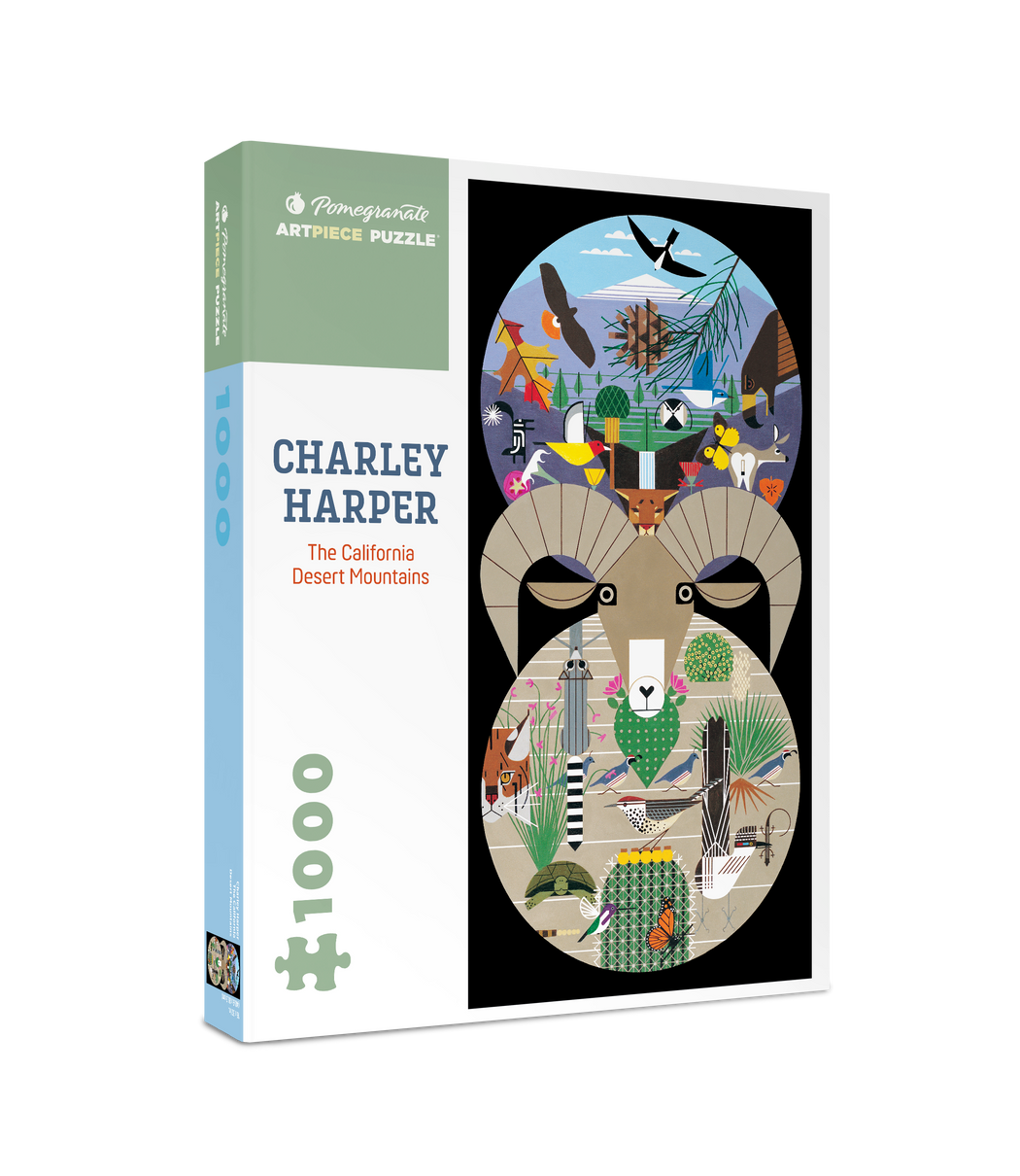 Charley Harper: The California Desert Mountains 1000-Piece Jigsaw Puzzle_Primary