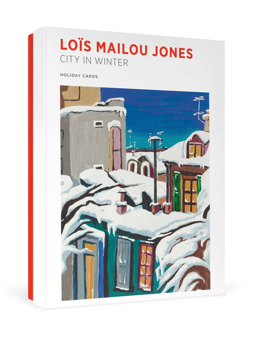 Loïs Mailou Jones: City in Winter Holiday Cards_Front_3D