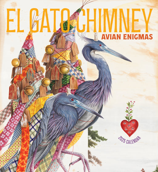 El Gato Chimney: Avian Enigmas 2025 Wall Calendar_Front_Flat