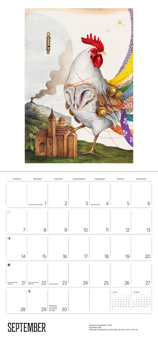 El Gato Chimney: Avian Enigmas 2025 Wall Calendar_Interior_1