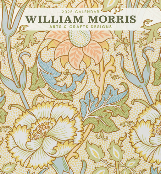 William Morris: Arts & Crafts Designs 2025 Wall Calendar_Front_Flat