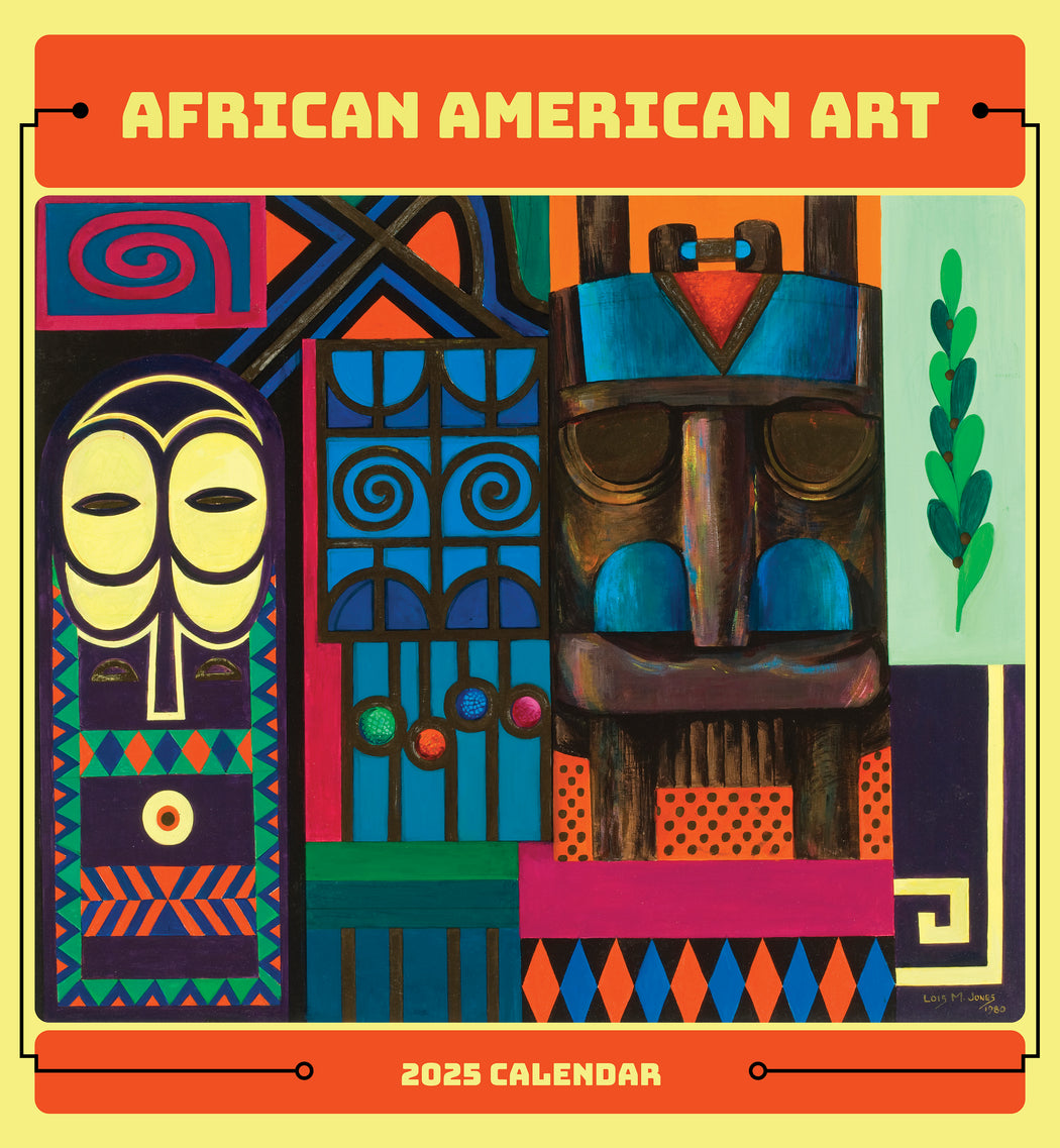 African American Art 2025 Wall Calendar_Front_Flat