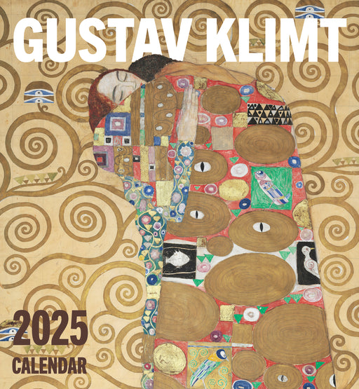 Gustav Klimt 2025 Wall Calendar_Front_Flat