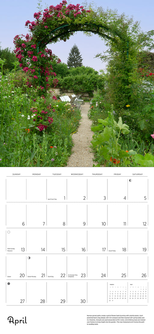 Monet's Passion: The Gardens at Giverny 2025 Wall Calendar_Interior_1