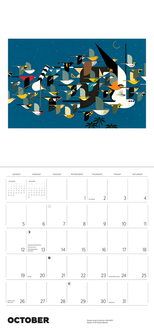 Charley Harper 2025 Wall Calendar_Interior_1